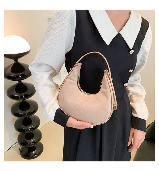 Matte Crescent Underarm Bag