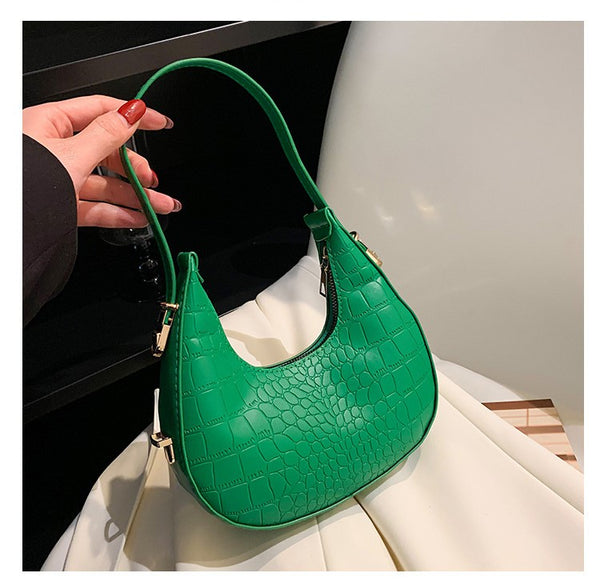 Matte Crescent Underarm Bag
