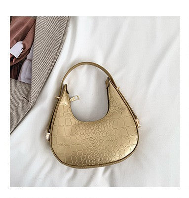 Matte Crescent Underarm Bag