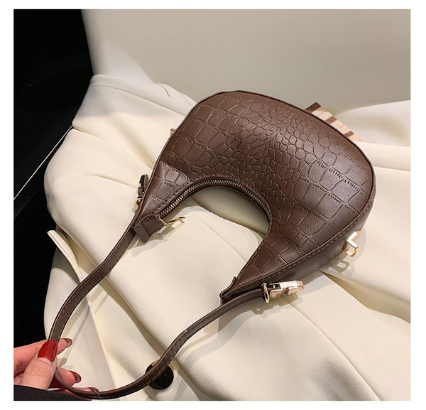 Matte Crescent Underarm Bag