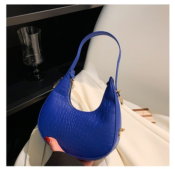 Matte Crescent Underarm Bag