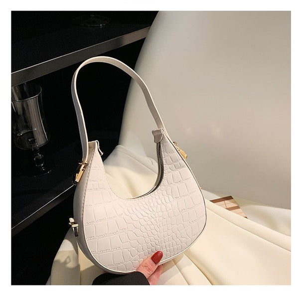 Matte Crescent Underarm Bag