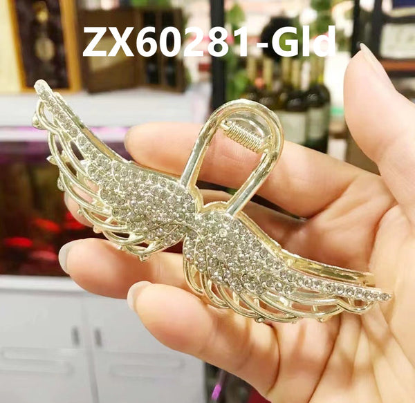 Metal Wings Hair Clamps