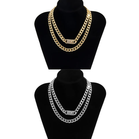 Thick Cuban Chain Necklace JS01676