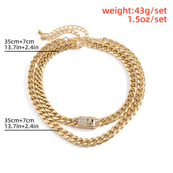 Thick Cuban Chain Necklace JS01676
