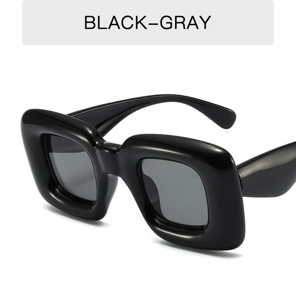 Thick Square Frame Sunglasses SD2604