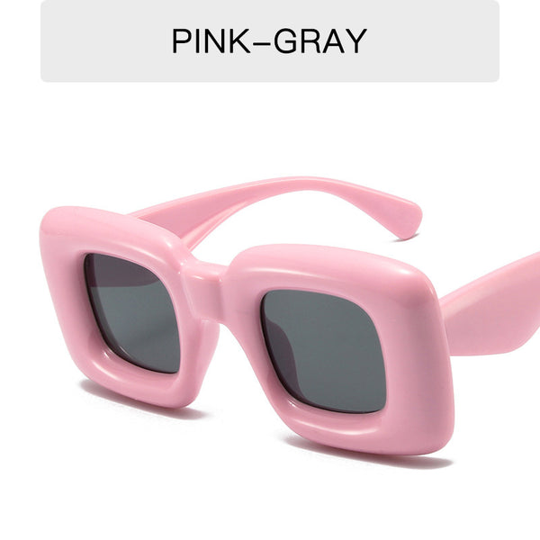 Thick Square Frame Sunglasses SD2604
