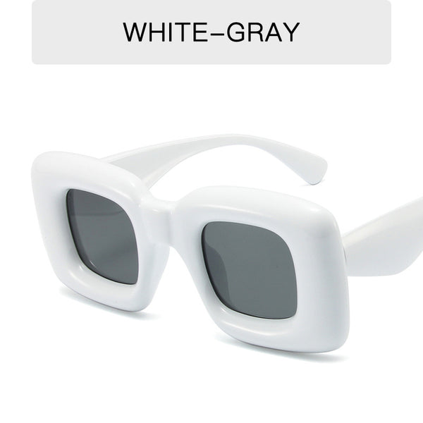 Thick Square Frame Sunglasses SD2604