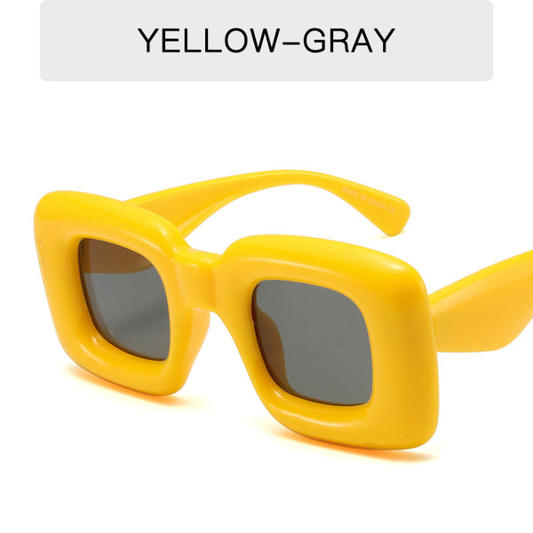 Thick Square Frame Sunglasses SD2604