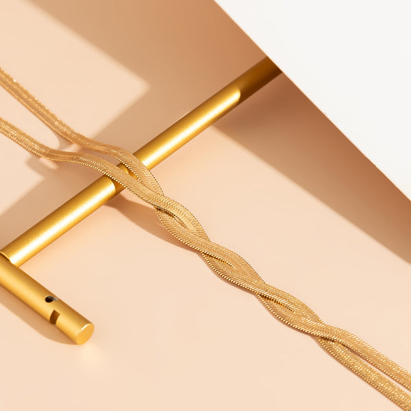 Snake Bone Chain Necklace JS05638