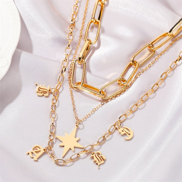Multi-Layer Star Necklace DZ-229
