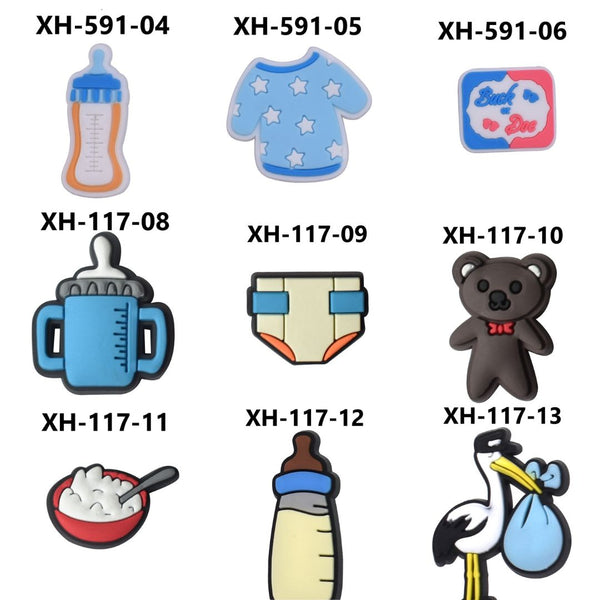 Cartoon Cute Baby Croc Charms