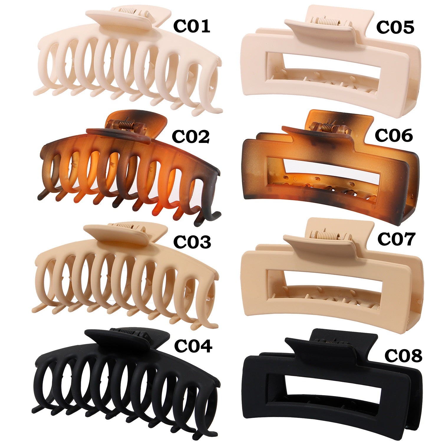 Hair Claws/Clamps C