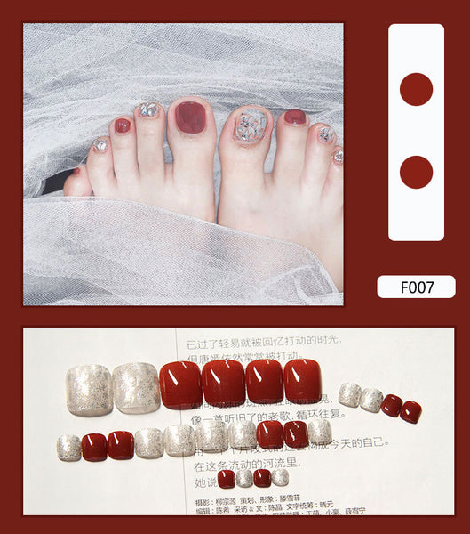 Press On Toe Nails F0