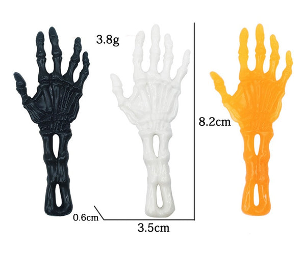Halloween Sticky Hand Launcher Pack of 6pcs