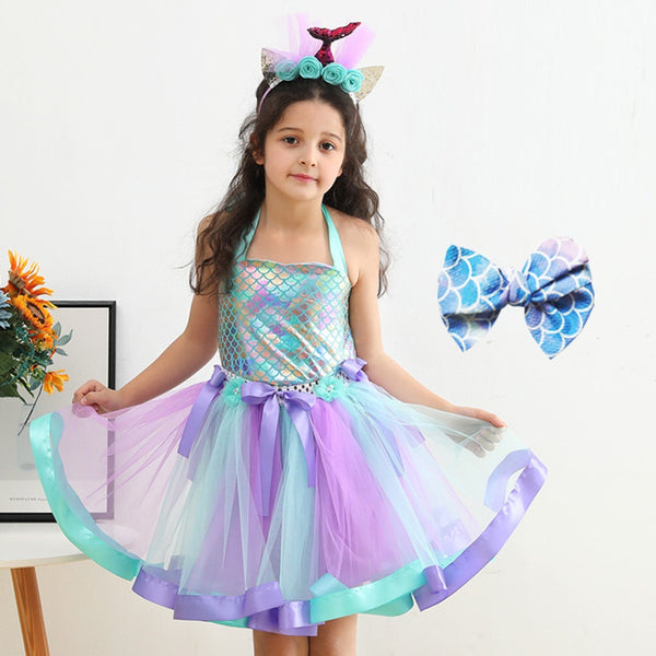 Mermaid Princess Dress + Headdress