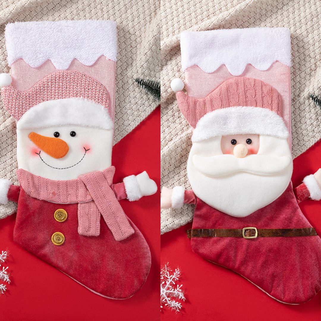Extra Large Gradient Pink Christmas Stockings
