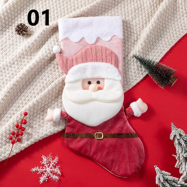 Extra Large Gradient Pink Christmas Stockings