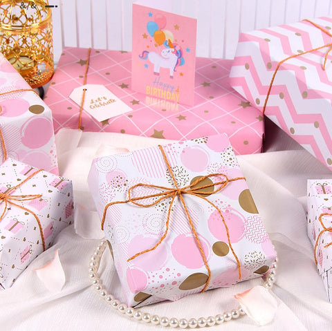 Metallic Pink Gift Paper RC22