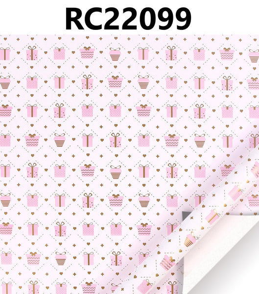 Metallic Pink Gift Paper RC22