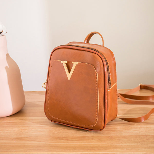 Mini Trend Fashion PU Leather Backpack