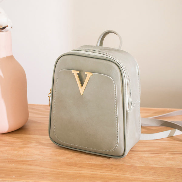 Mini Trend Fashion PU Leather Backpack