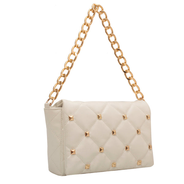 Studded Quilted Colorful Sidebags