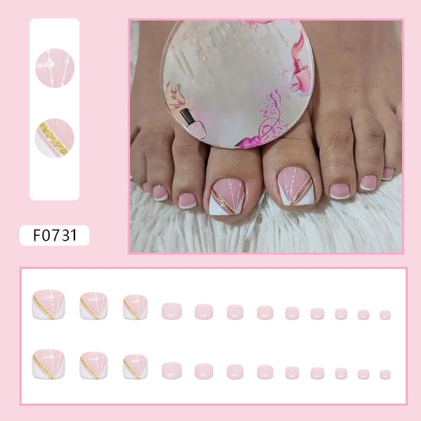 Press On Toe Nails 824