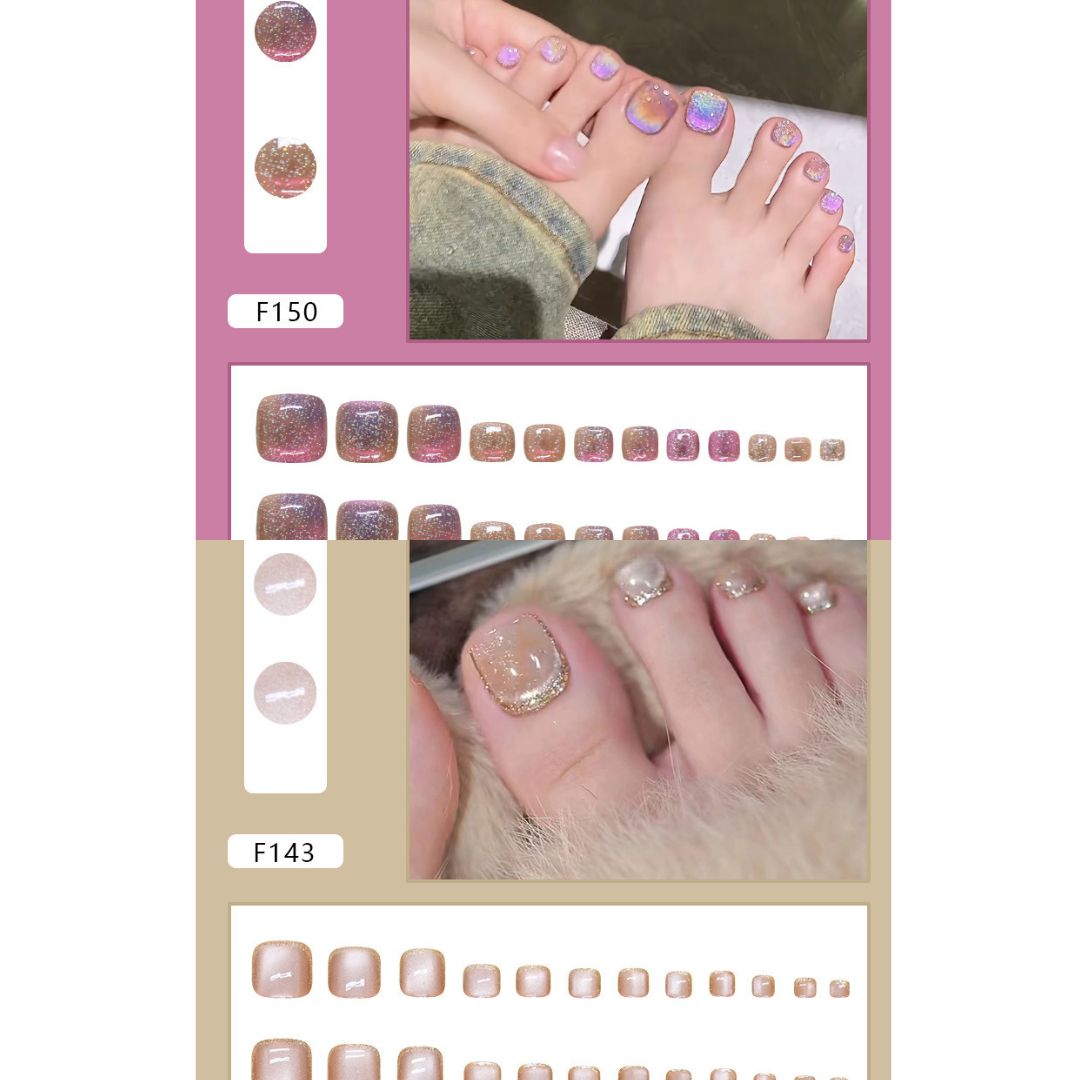 Press On Toe Nails 824