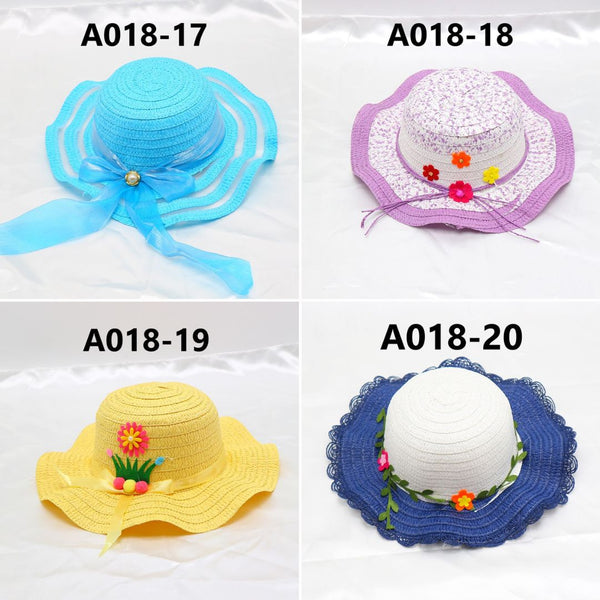 Easter Children Straw Hats