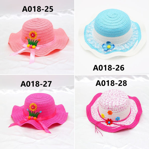 Easter Children Straw Hats