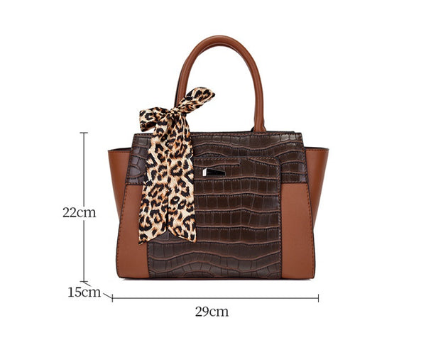 Croc Pattern Classy Handbag