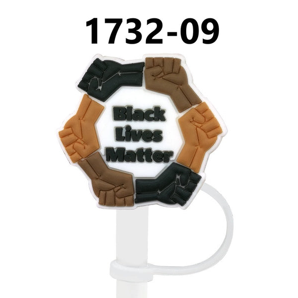 BLM Straw Covers (3 for $10.00)