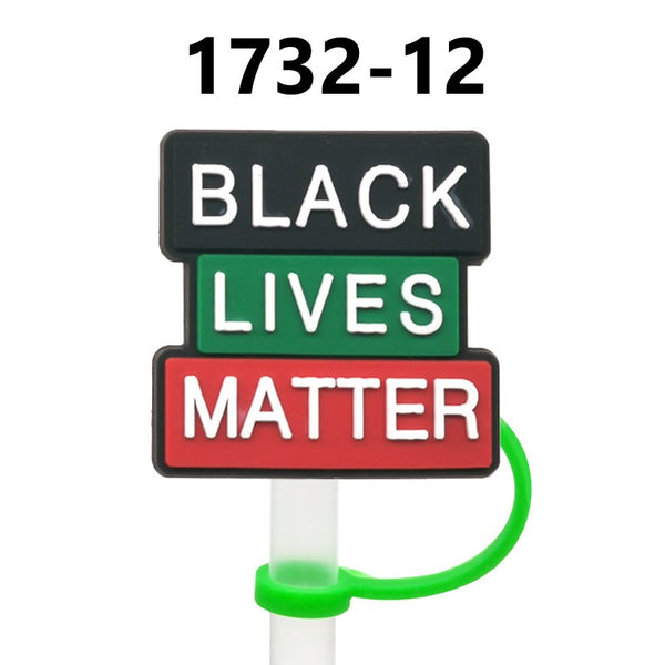 BLM Straw Covers (3 for $10.00)