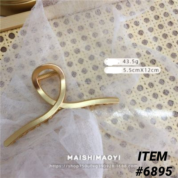Metal Hair Claw Clamps