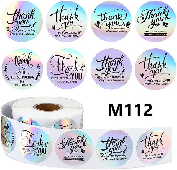 Round Thank You Labels