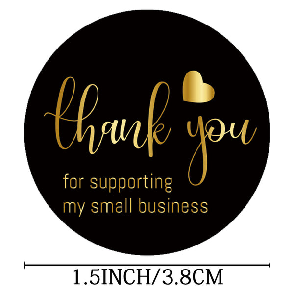 Round Thank You Labels