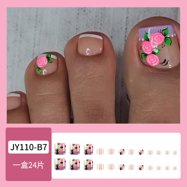 Press On Toe Nails JY1
