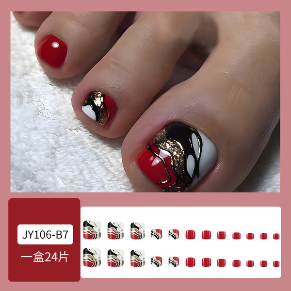 Press On Toe Nails JY1