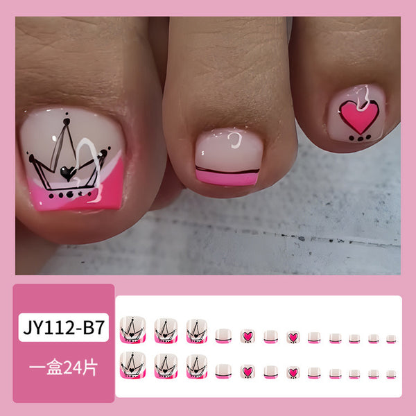 Press On Toe Nails JY1