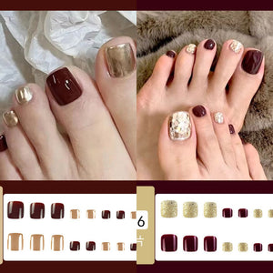 Press On Toe Nails JDP0