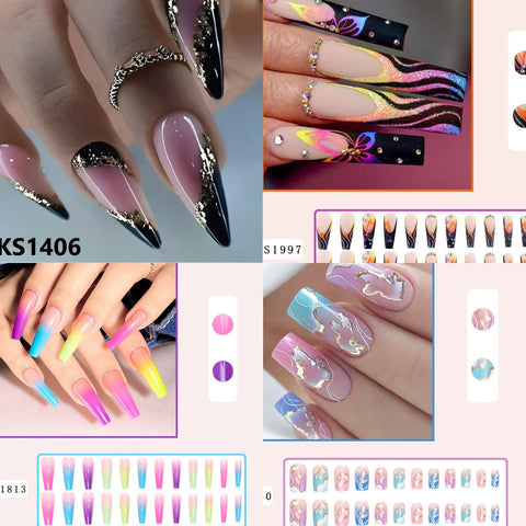 Press On Nails BKS1
