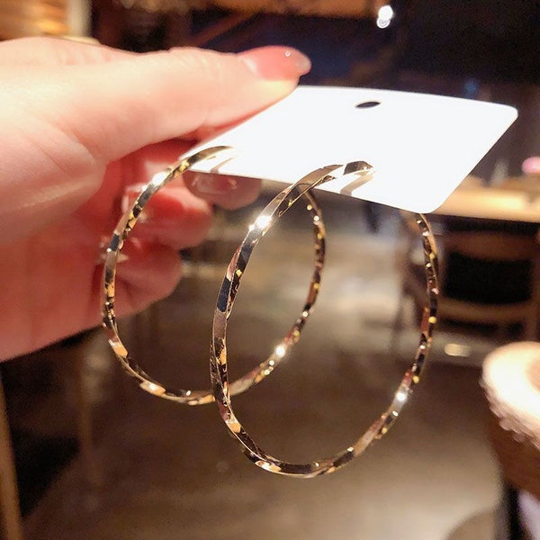 Twisted Hoop Earrings
