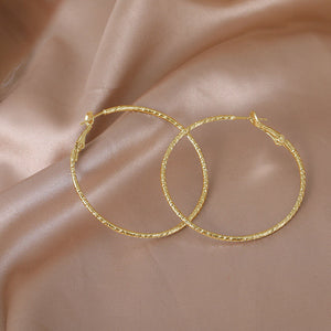 Textured Hoop Earrings
