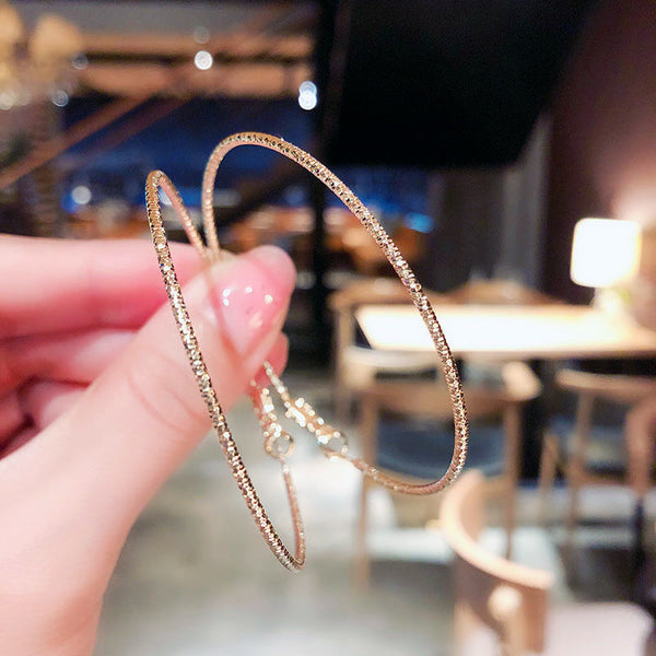Textured Hoop Earrings