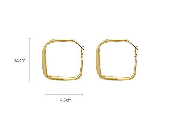 Square Hoop Earrings