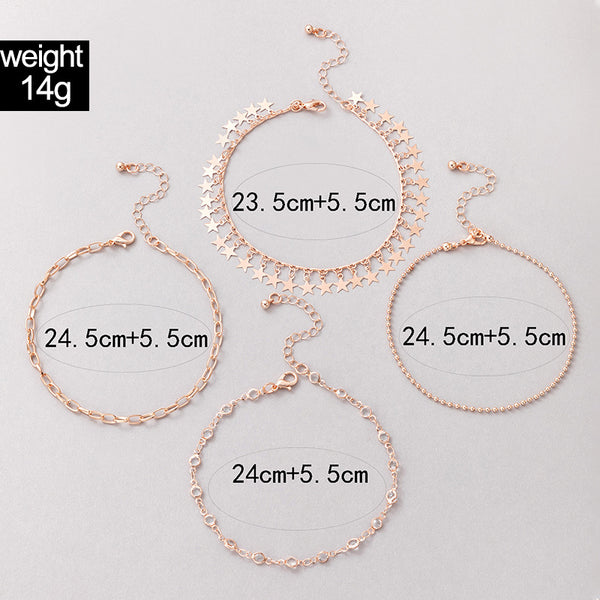 Multi Layered Anklets