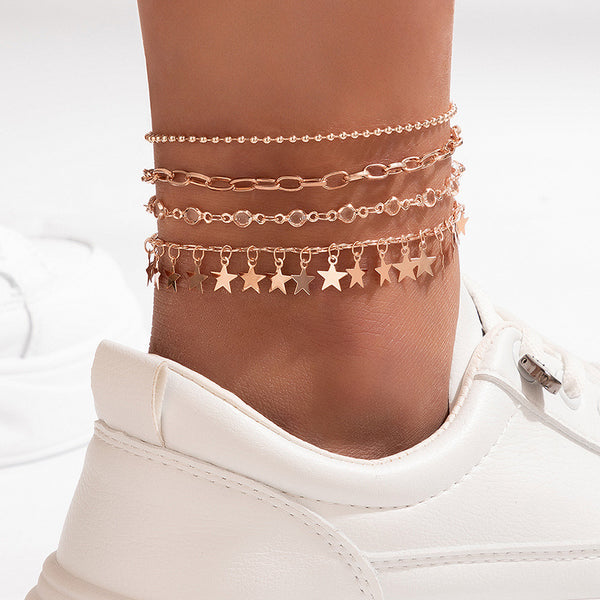 Multi Layered Anklets