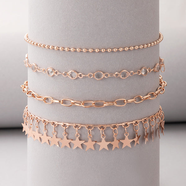 Multi Layered Anklets