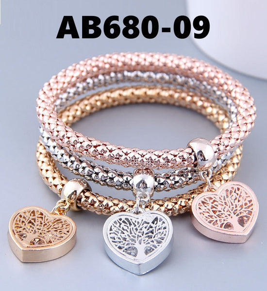 Layered Bracelet/Handbands with Charms